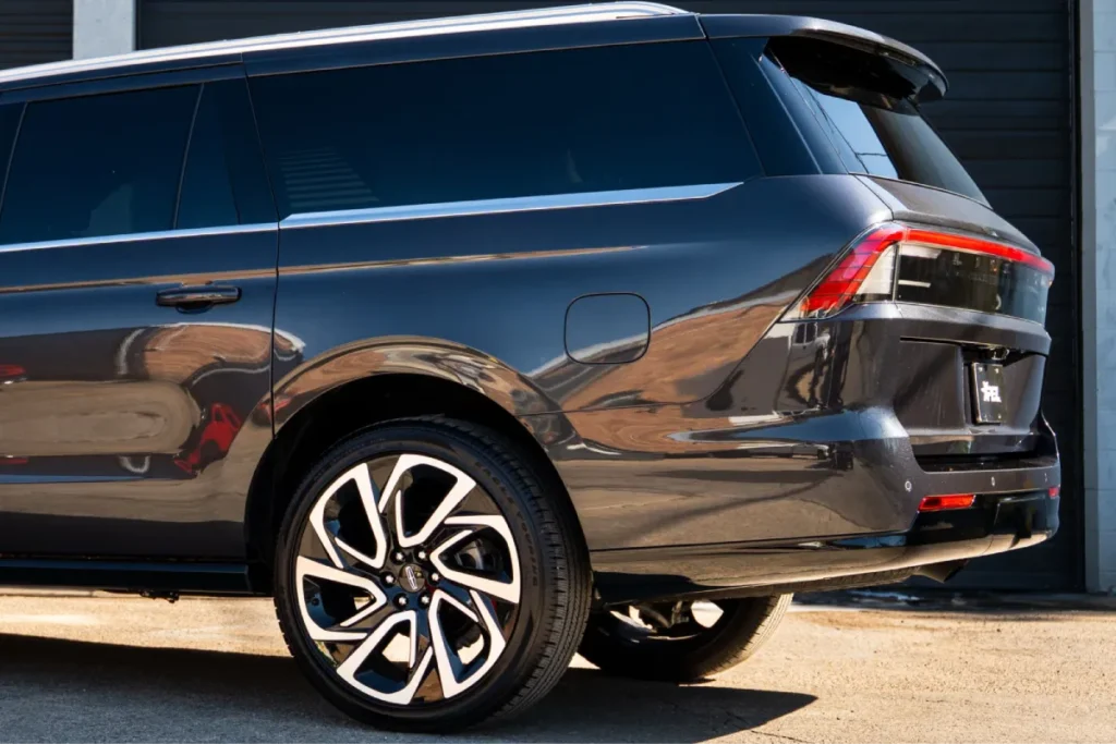 Lincoln Navigator protected with premium paint protection film.